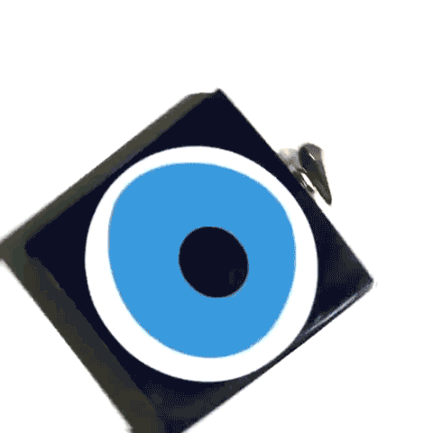 Evil Eye Fitzgerald KOTUR Blue Clutch Bag