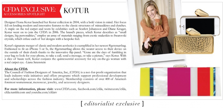CFDA Exclusive Editorialist - KOTUR