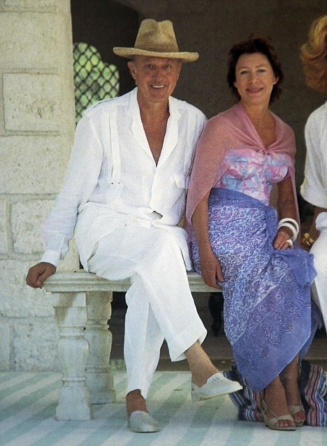 Lord Glenconner with life-long friend Princess Margaret