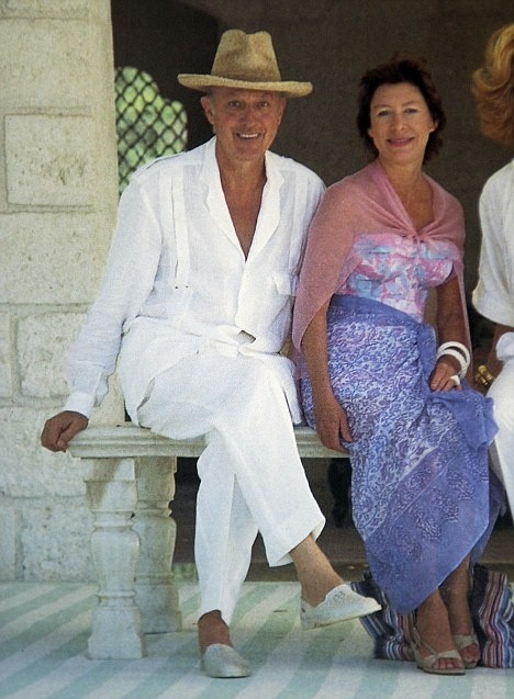 Lord Glenconner with life-long friend Princess Margaret