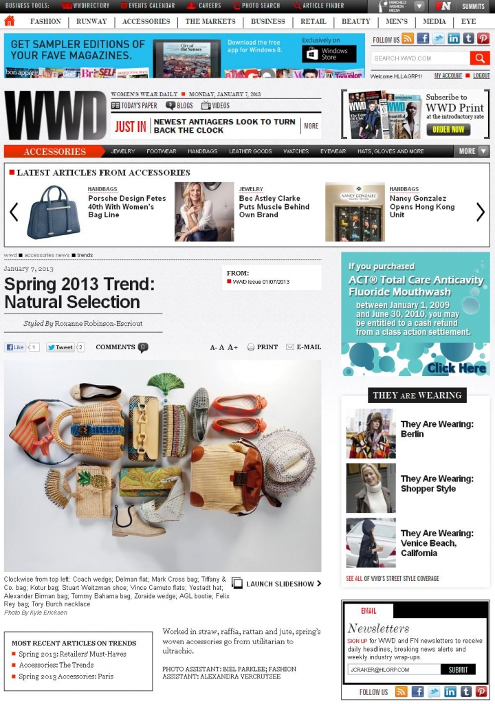 WWD.com-Natural Selection