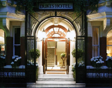 The Dukes Hotel famous Martini Bar  London city guide Fiona KOTUR