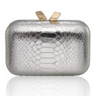 Margo Embossed Snake Silver