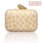 Morley Printed Snakeskin White Gold - one left
