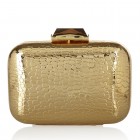 Morley Embossed Metal Croc GOLD