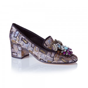 Lily Brocade Loafer 